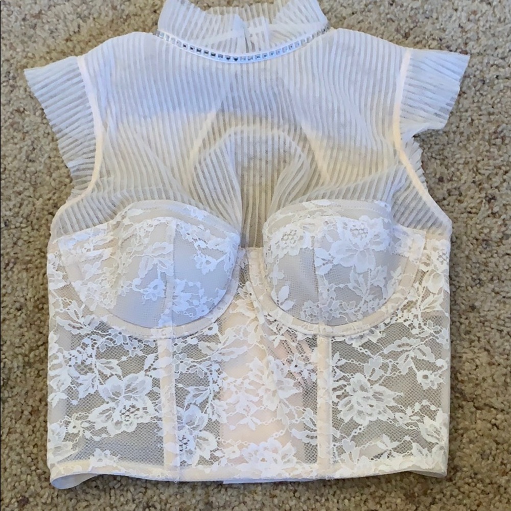 32B Victoria Secret Corset with rhinestone